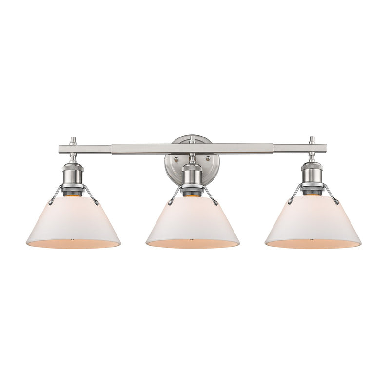 Orwell 3-Light Bath Vanity Light in Pewter