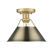 Orwell Semi-Flush Mount in Brushed Champagne Brass