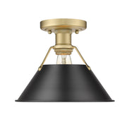 Orwell Semi-Flush Mount in Brushed Champagne Brass