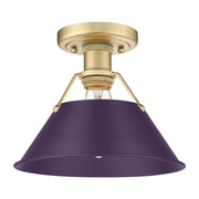 Orwell Semi-Flush Mount in Brushed Champagne Brass