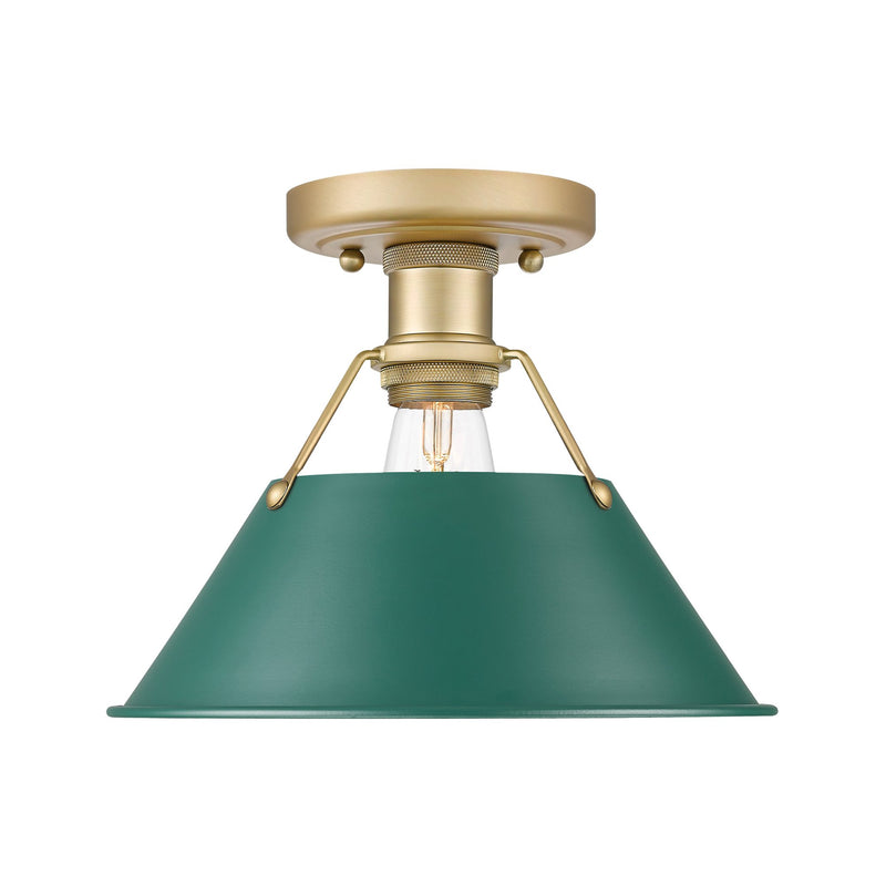 Orwell Semi-Flush Mount in Brushed Champagne Brass