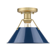 Orwell Semi-Flush Mount in Brushed Champagne Brass