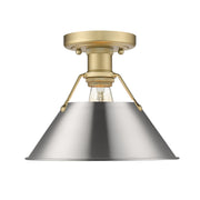 Orwell Semi-Flush Mount in Brushed Champagne Brass