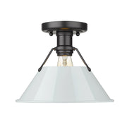 Orwell Semi-Flush Mount in Matte Black