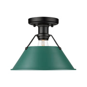 Orwell Semi-Flush Mount in Matte Black