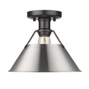 Orwell Semi-Flush Mount in Matte Black