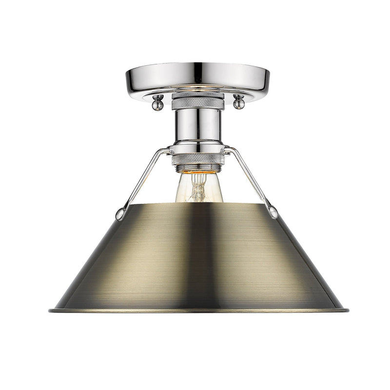 Orwell Semi-Flush Mount in Chrome