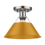 Orwell Semi-Flush Mount in Pewter