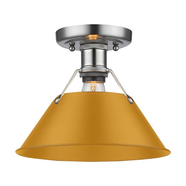 Orwell Semi-Flush Mount in Pewter