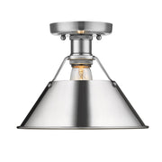 Orwell Semi-Flush Mount in Pewter
