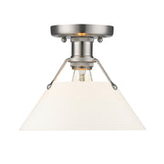 Orwell Semi-Flush Mount in Pewter