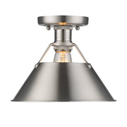Orwell Semi-Flush Mount in Pewter