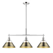 Orwell 3-Light Linear Pendant in Chrome