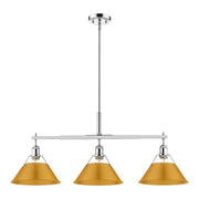 Orwell 3-Light Linear Pendant in Chrome