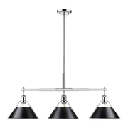 Orwell 3-Light Linear Pendant in Chrome