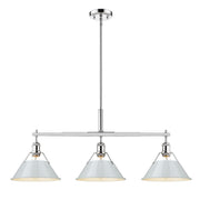 Orwell 3-Light Linear Pendant in Chrome