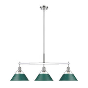 Orwell 3-Light Linear Pendant in Chrome