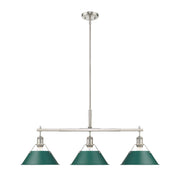 Orwell 3-Light Linear Pendant in Pewter