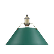 Orwell 14" Pendant in Aged Brass