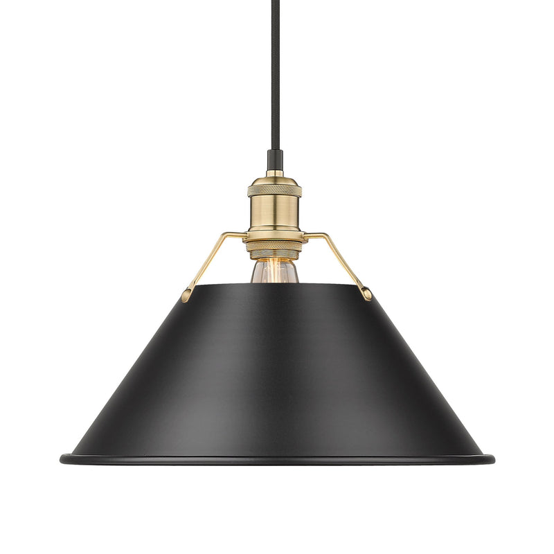 Orwell 14" Pendant in Brushed Champagne Brass