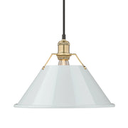 Orwell 14" Pendant in Brushed Champagne Brass