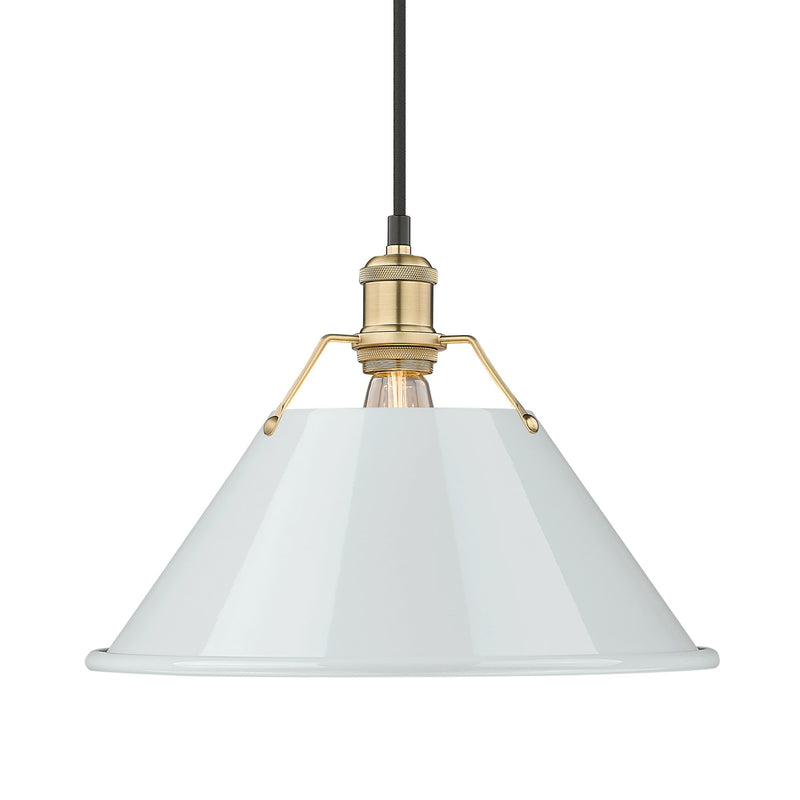 Orwell 14" Pendant in Brushed Champagne Brass