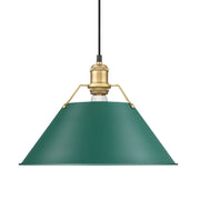 Orwell 14" Pendant in Brushed Champagne Brass