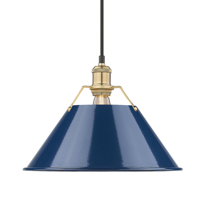 Orwell 14" Pendant in Brushed Champagne Brass