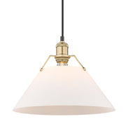 Orwell 14" Pendant in Brushed Champagne Brass