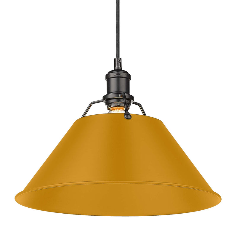 Orwell 14" Pendant in Matte Black
