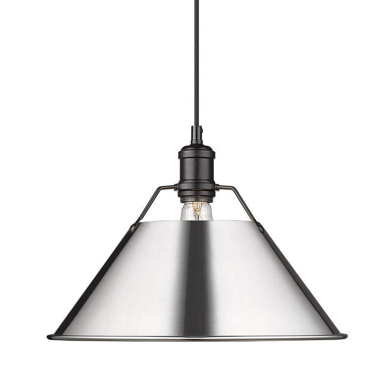 Orwell 14" Pendant in Matte Black