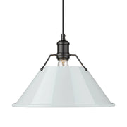 Orwell 14" Pendant in Matte Black