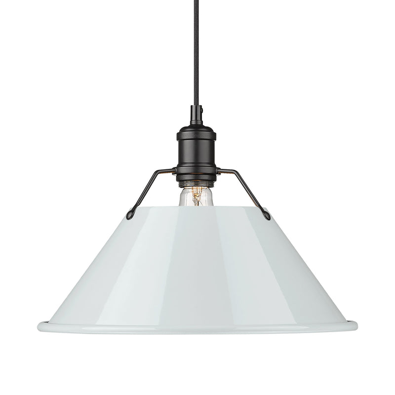 Orwell 14" Pendant in Matte Black