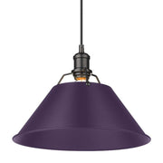 Orwell 14" Pendant in Matte Black