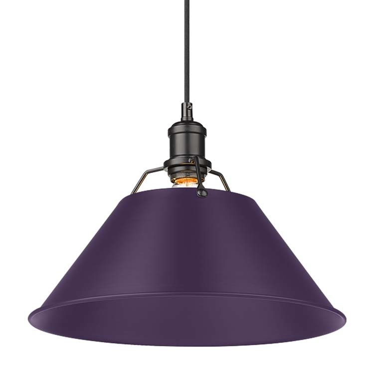 Orwell 14" Pendant in Matte Black