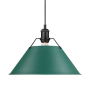 Orwell 14" Pendant in Matte Black