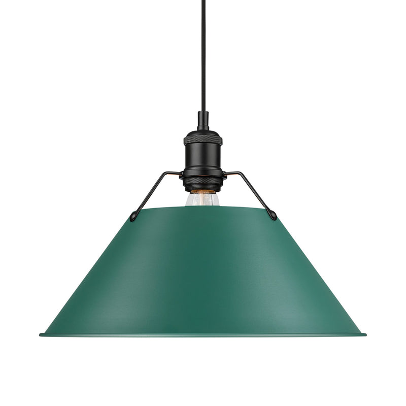 Orwell 14" Pendant in Matte Black