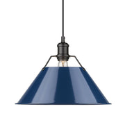 Orwell 14" Pendant in Matte Black