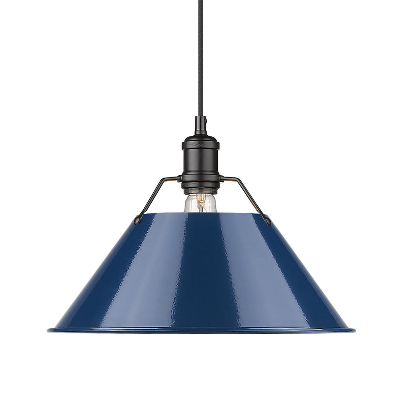 Orwell 14" Pendant in Matte Black
