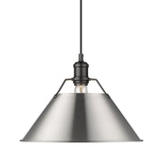 Orwell 14" Pendant in Matte Black