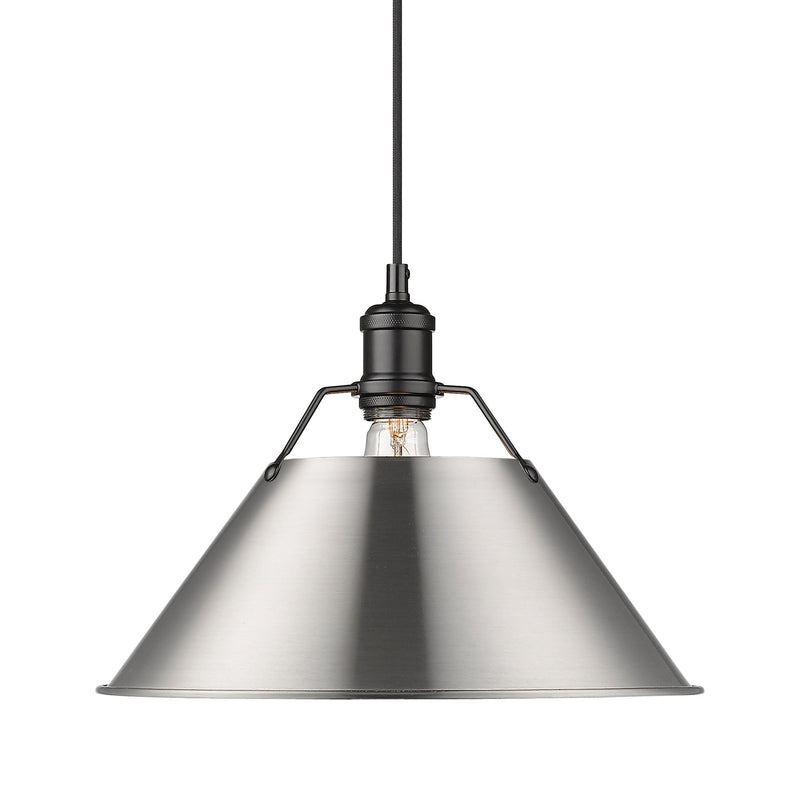 Orwell 14" Pendant in Matte Black