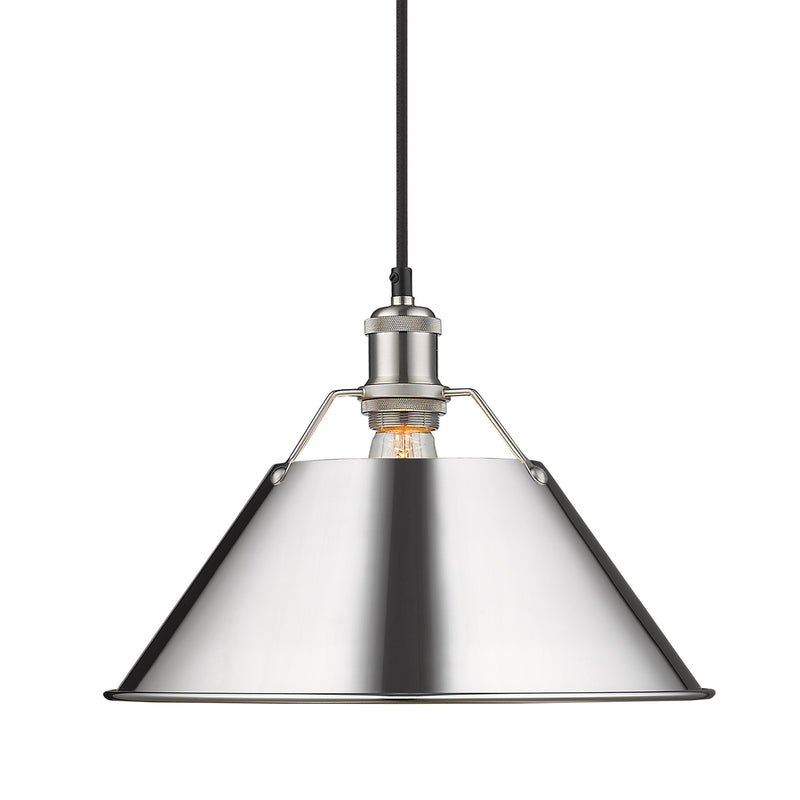 Orwell 14" Pendant in Pewter