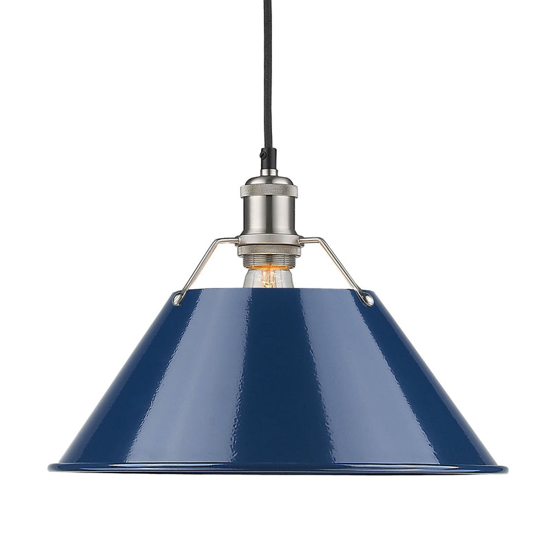 Orwell 14" Pendant in Pewter