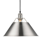 Orwell 14" Pendant in Pewter
