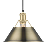 Orwell 10" Pendant in Brushed Champagne Brass