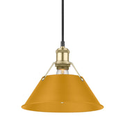 Orwell 10" Pendant in Brushed Champagne Brass