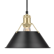 Orwell 10" Pendant in Brushed Champagne Brass
