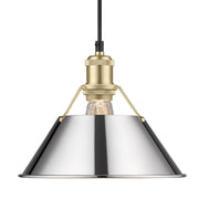 Orwell 10" Pendant in Brushed Champagne Brass