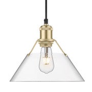 Orwell 10" Pendant in Brushed Champagne Brass