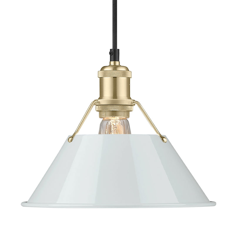 Orwell 10" Pendant in Brushed Champagne Brass